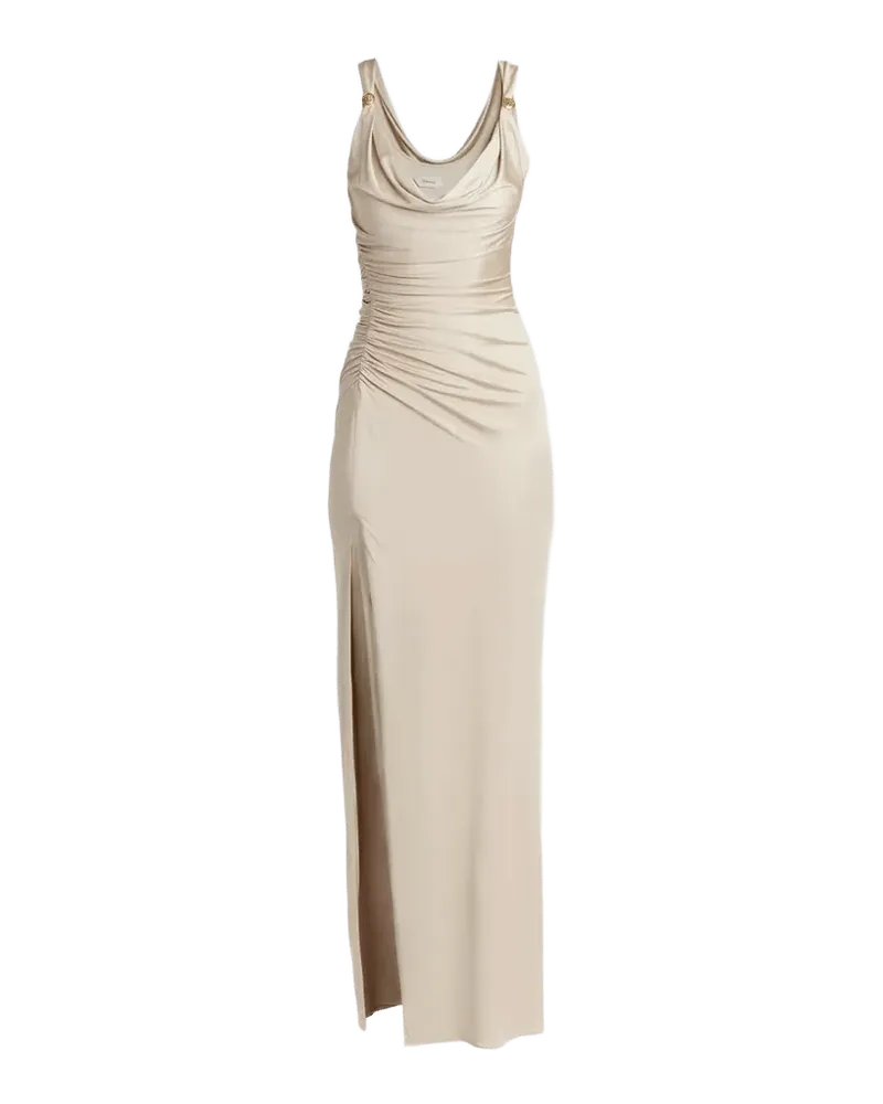 Draped Sleeveless Gown