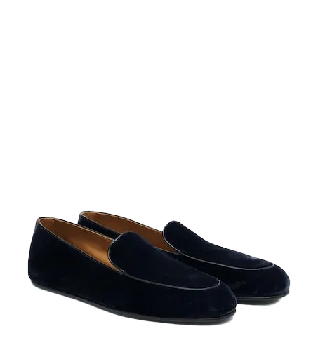 Velvet loafers