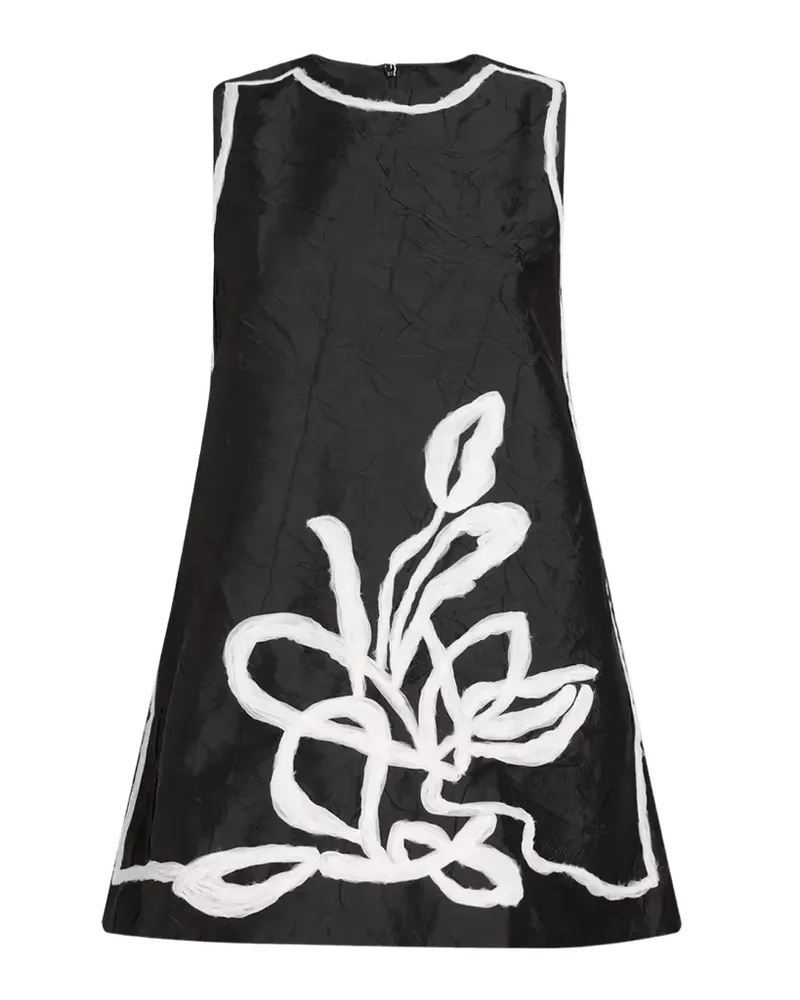 Katya Floral Applique Mini Shift Dress