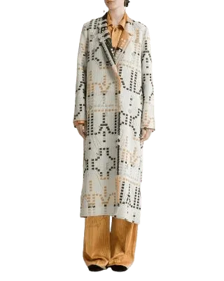 Samarcanda Jacquard Long Coat