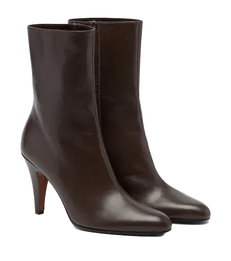 Ornella leather ankle boots