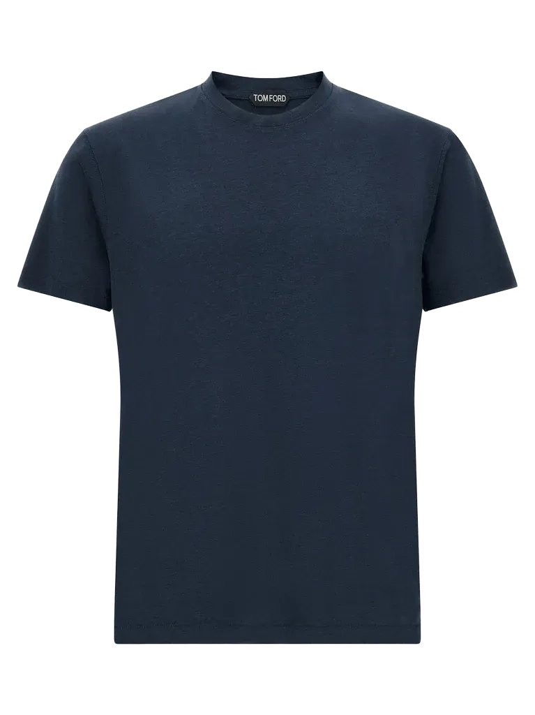 Tom Ford Crew-Neck Cotton T-shirt — Navy