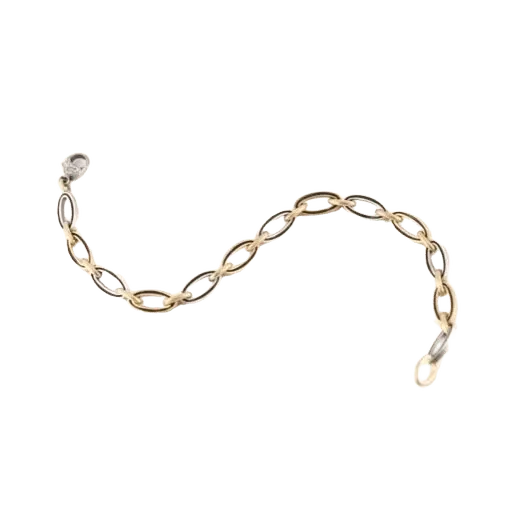 Two Tone Mirage Link Bracelet