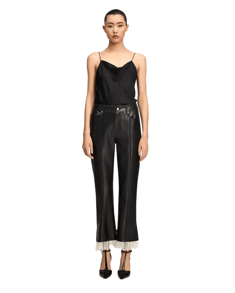 Vegan Leather Roxie Lace Maisie Pant