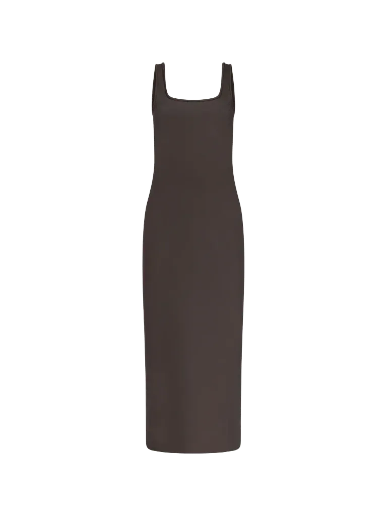 Kara Dress in Military Brown