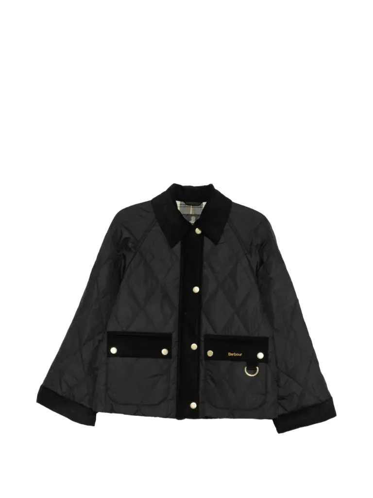 Barbour quilted corduroy-trim jacket