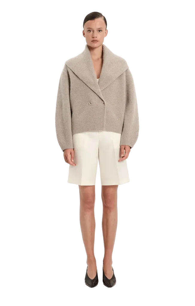 Coatigan Cardigan - Beige Melange
