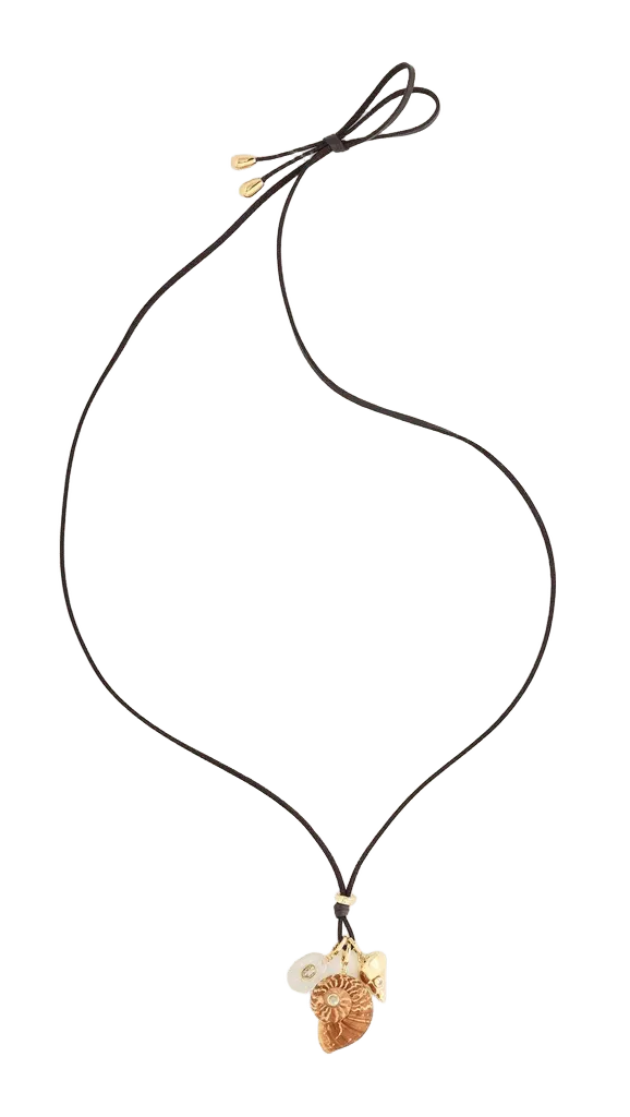 Area Charm Wrap Necklace