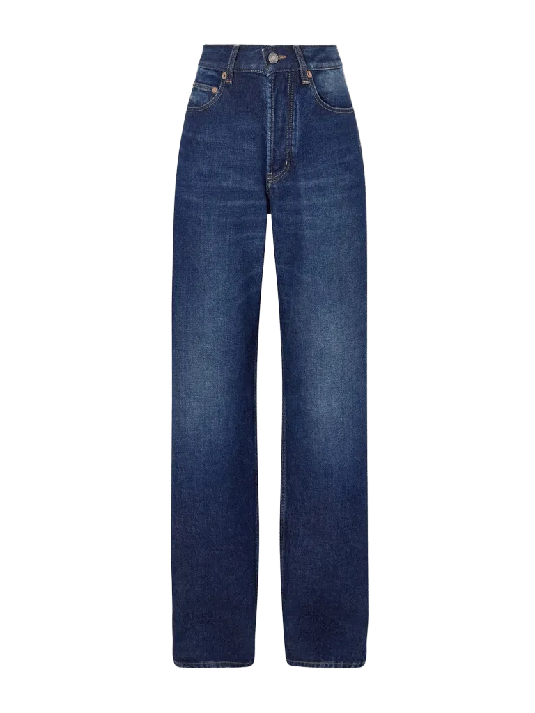 High-rise wide-leg jeans