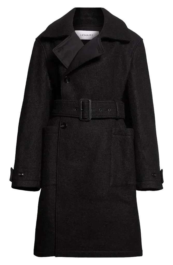 Shaped Felted Wool & Alpaca Coat