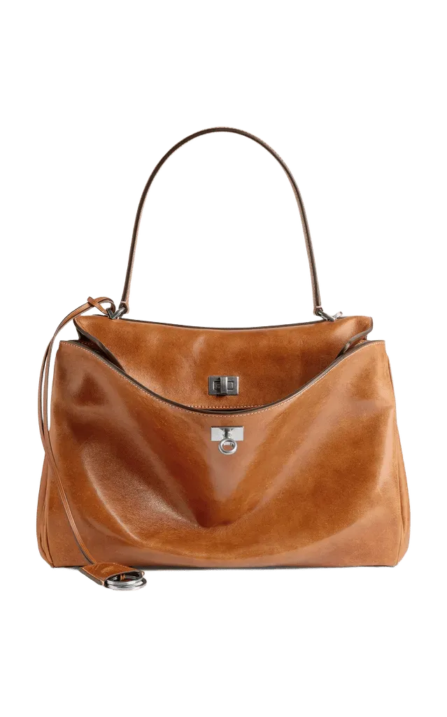 Rodeo Medium Leather Top Handle Bag