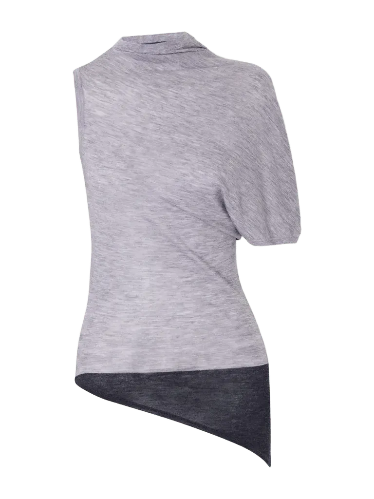 Willla asymmetric wool tank