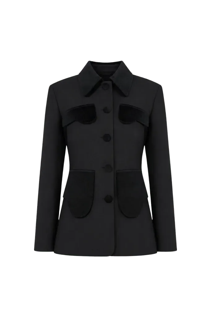 Tamara Tailored Jacket — Black