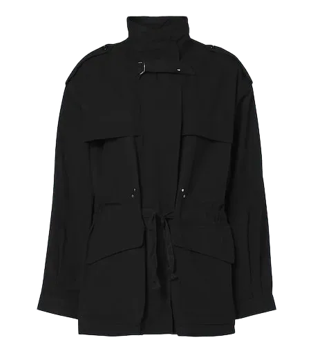 Adelys cotton-blend gabardine jacket