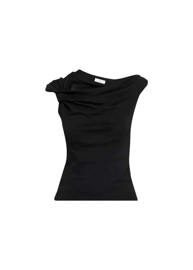 A.L.C. Cece Twisted Knit Tee