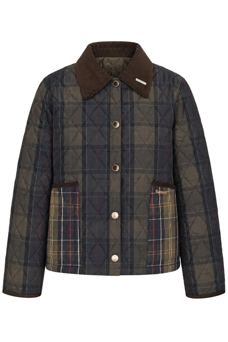 Barbour Tartan Quilted Jacket