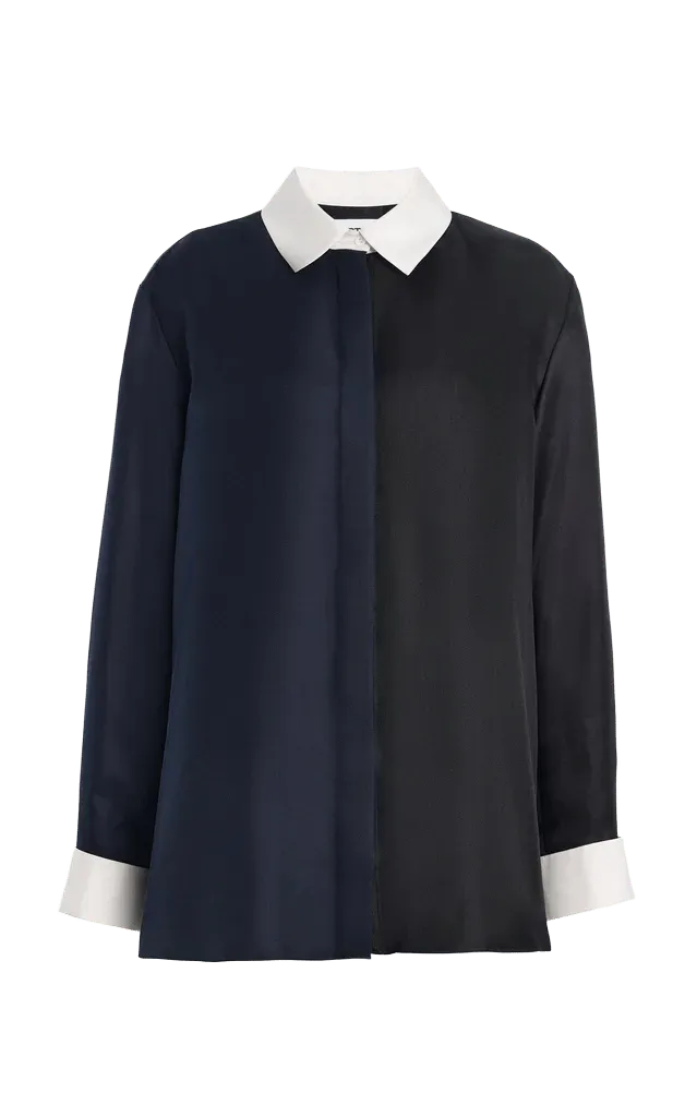 Dahlia Silk-Twill Shirt