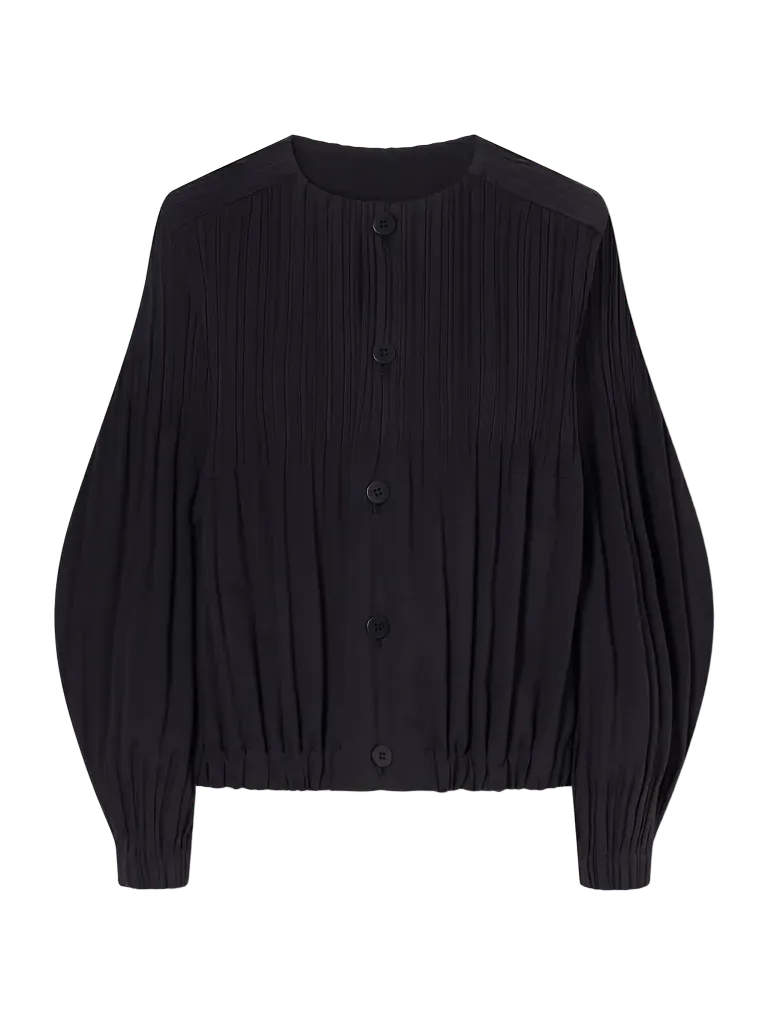 September plissé jacket