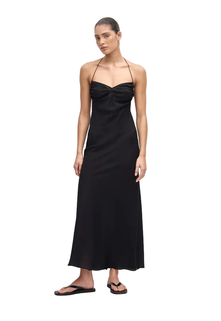 Sheer Wool Bias Dress
