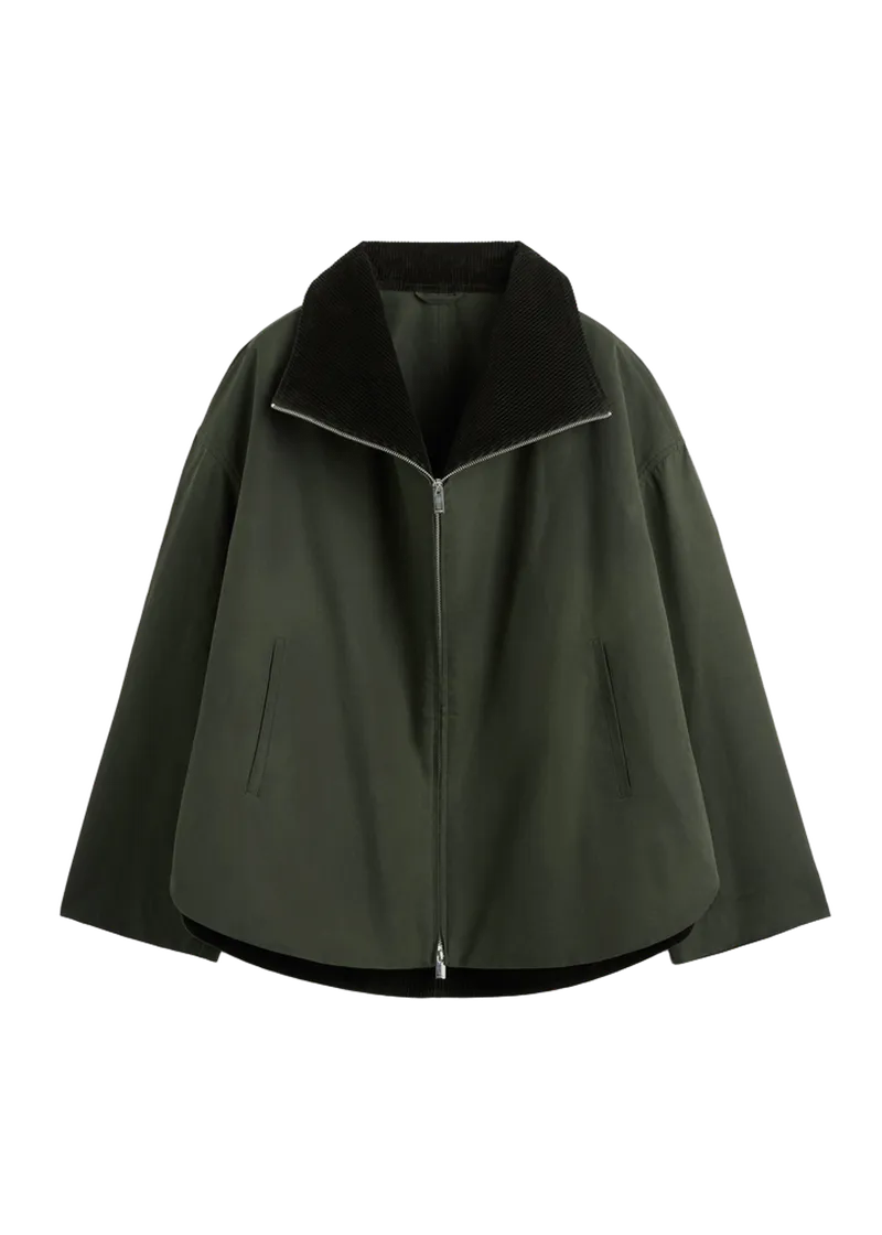 Zipped country jacket forest