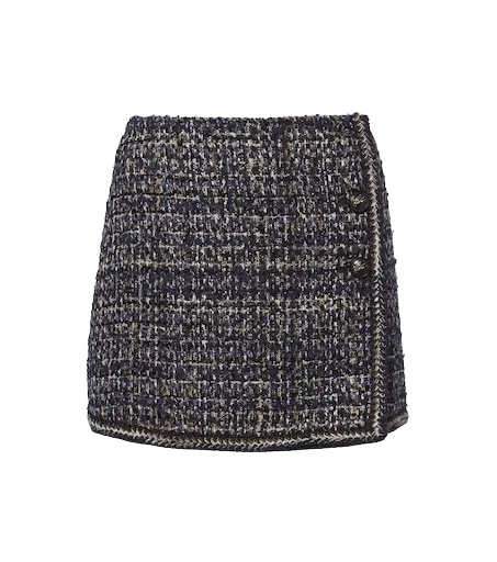 Tweed miniskirt