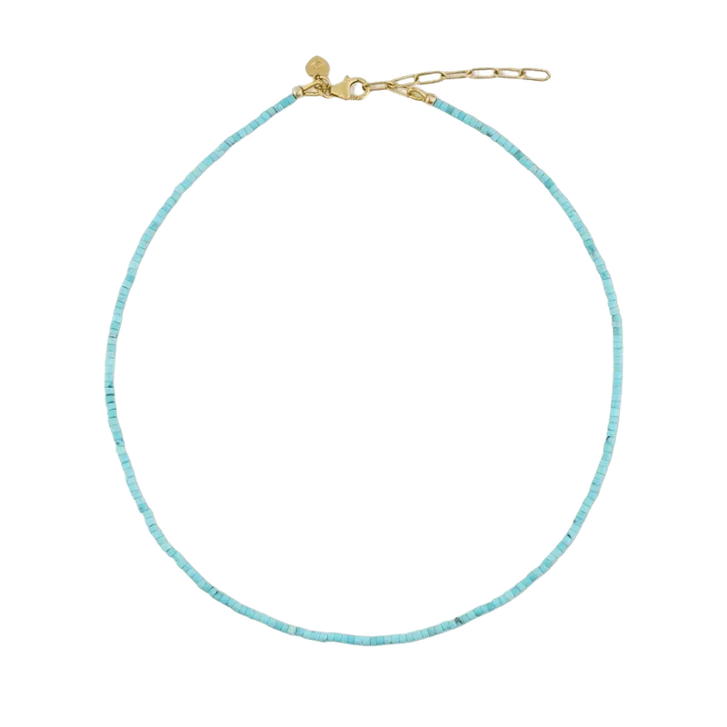 Teeny Turquoise Gemstone Necklace