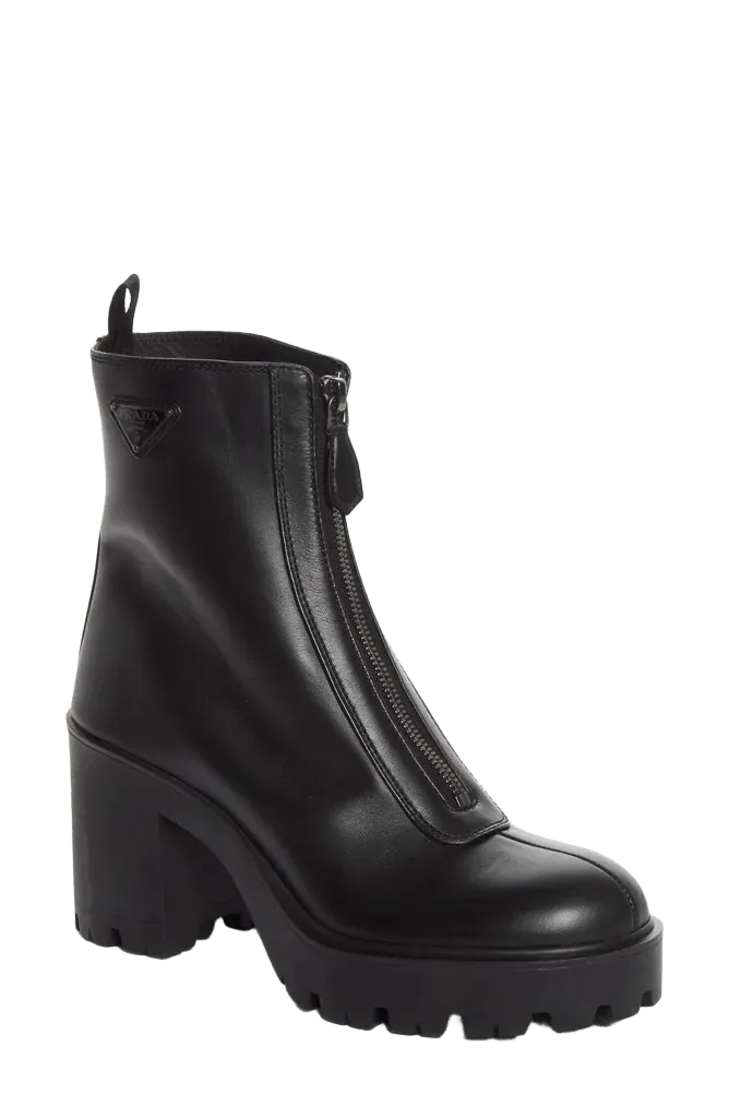 Lug Sole Zip Bootie