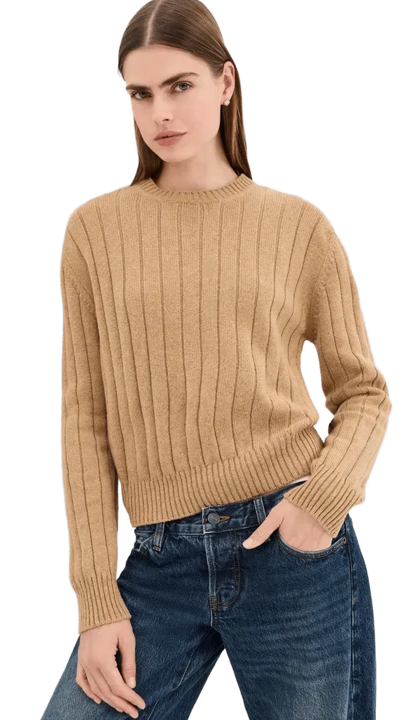 The Rooney Rib Crewneck Pullover