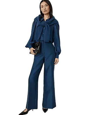 Studio Collection Wide-Leg Pant in Silk