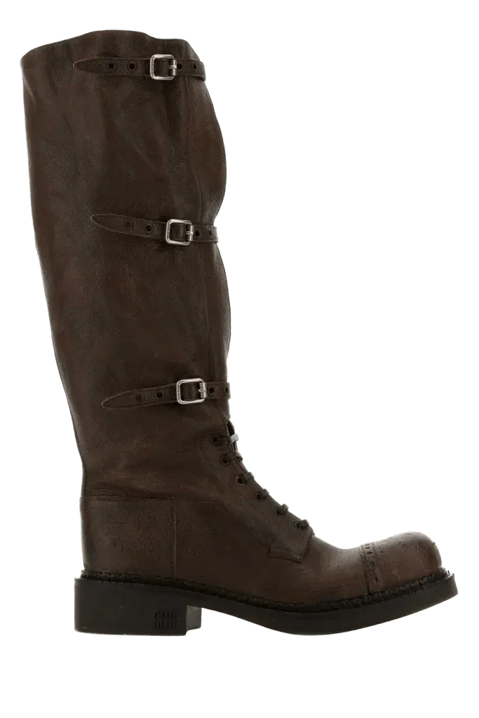 Miu Miu Boots — Brown
