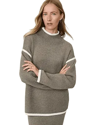 Weekend Tipped Turtleneck Sweater