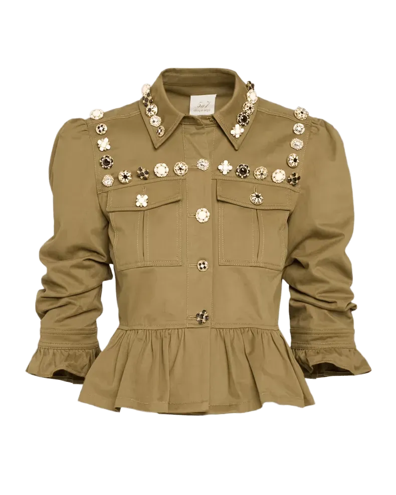Mixed Buttons Delanie Jacket