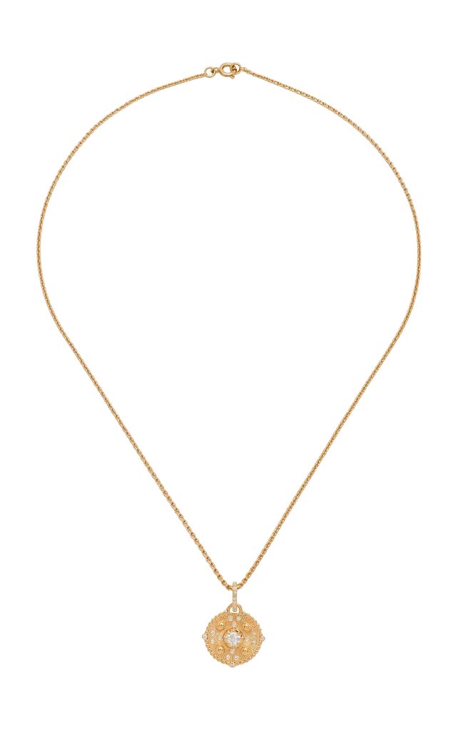 18k Yellow Gold Talisman Medaillon