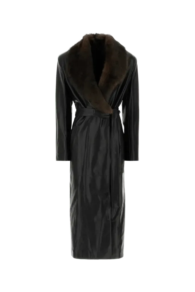 Santoro Jacket Trench Coat — Black