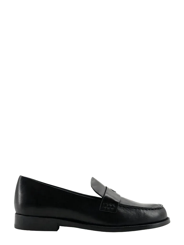 Tory Burch Penny Loafer — Black