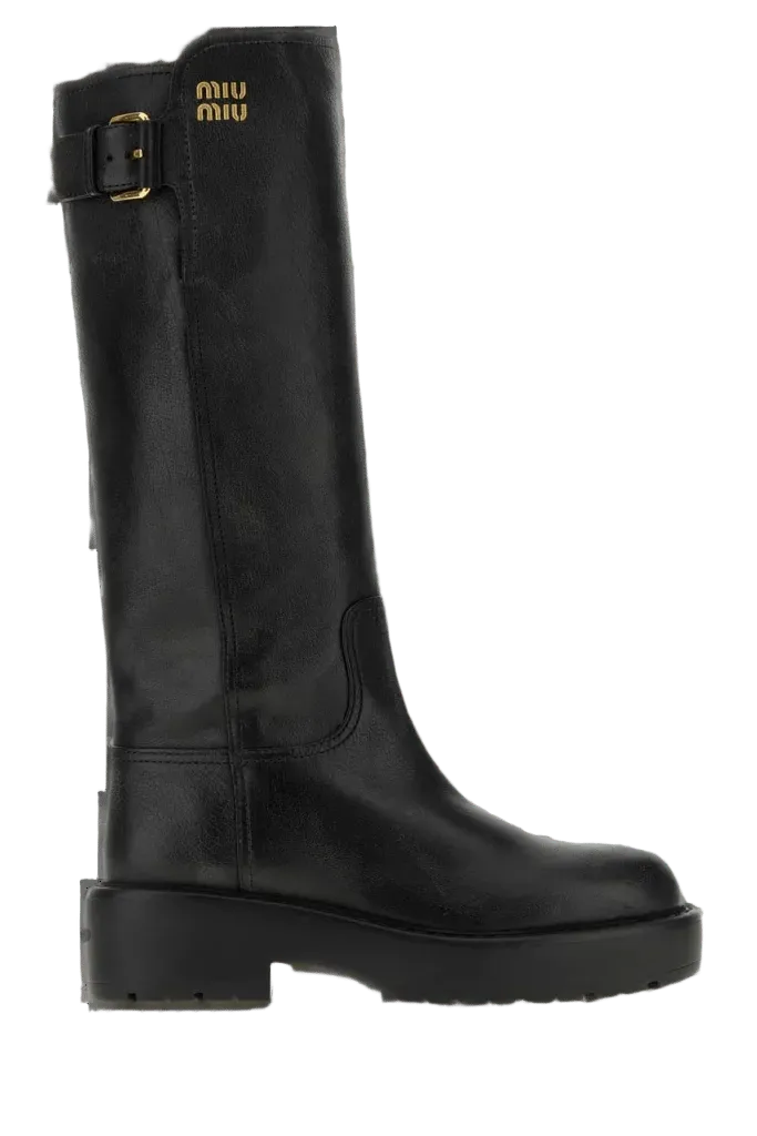 Miu Miu Stivali Boot — Black