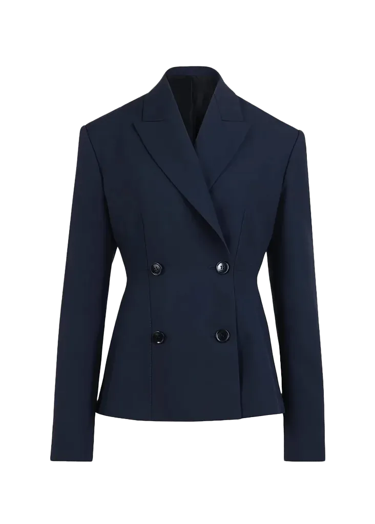 Double-Breasted Slim Tailored Jacket