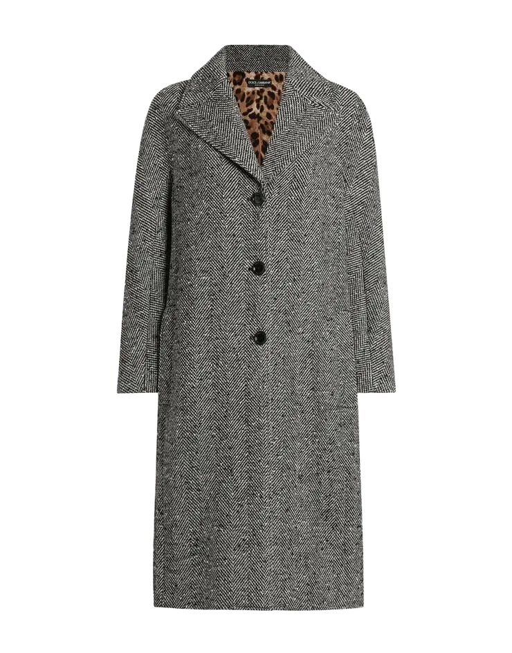 Long chevron coat