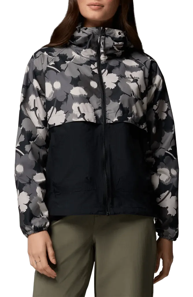 Spire Valley Print Water Repellent Windbreaker