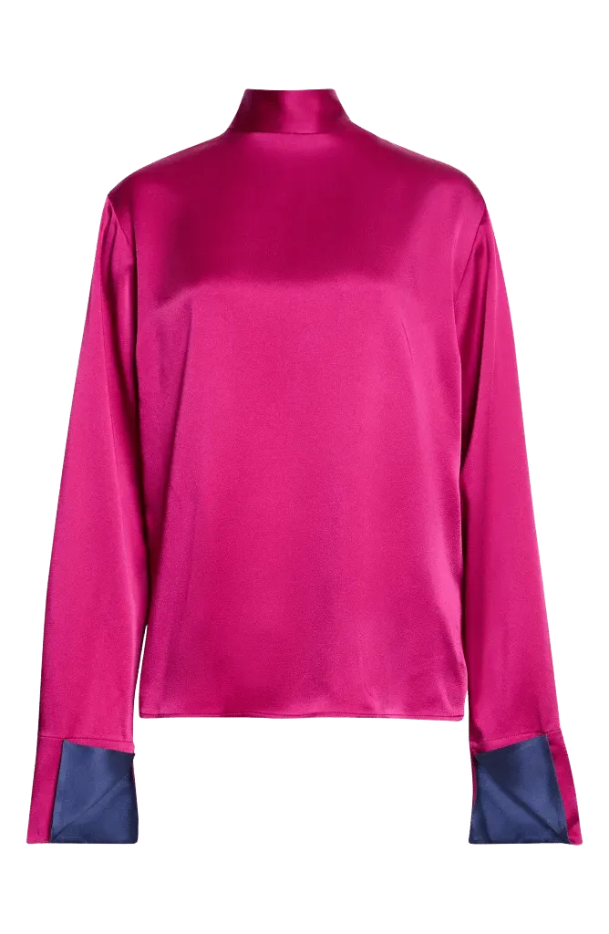 Tie Back Satin Top