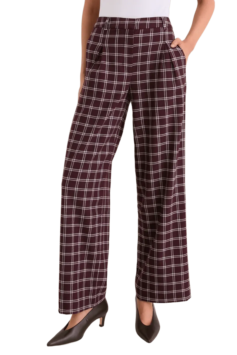 Check Riley Trouser