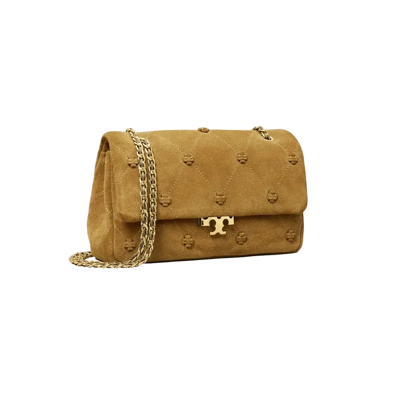 Small Bunny Knot Suede Shoulder Bag