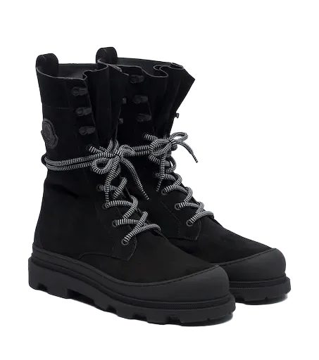 Vera suede lace-up boots