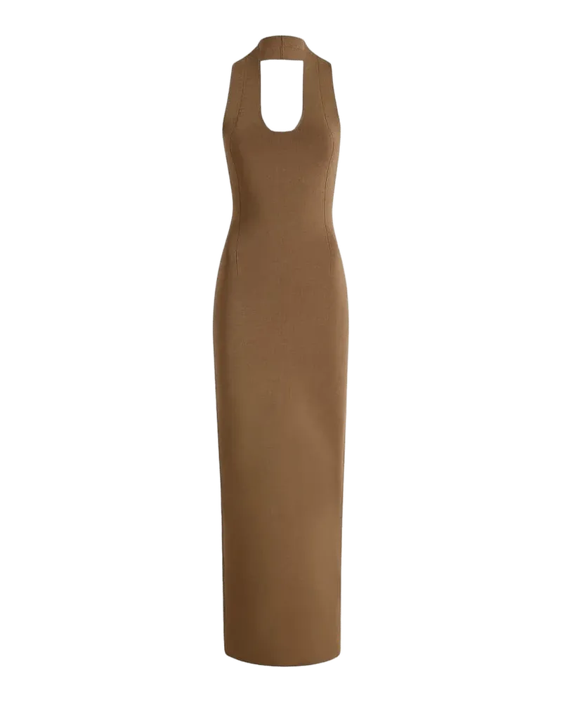 Mahi Halter Knit Maxi Dress