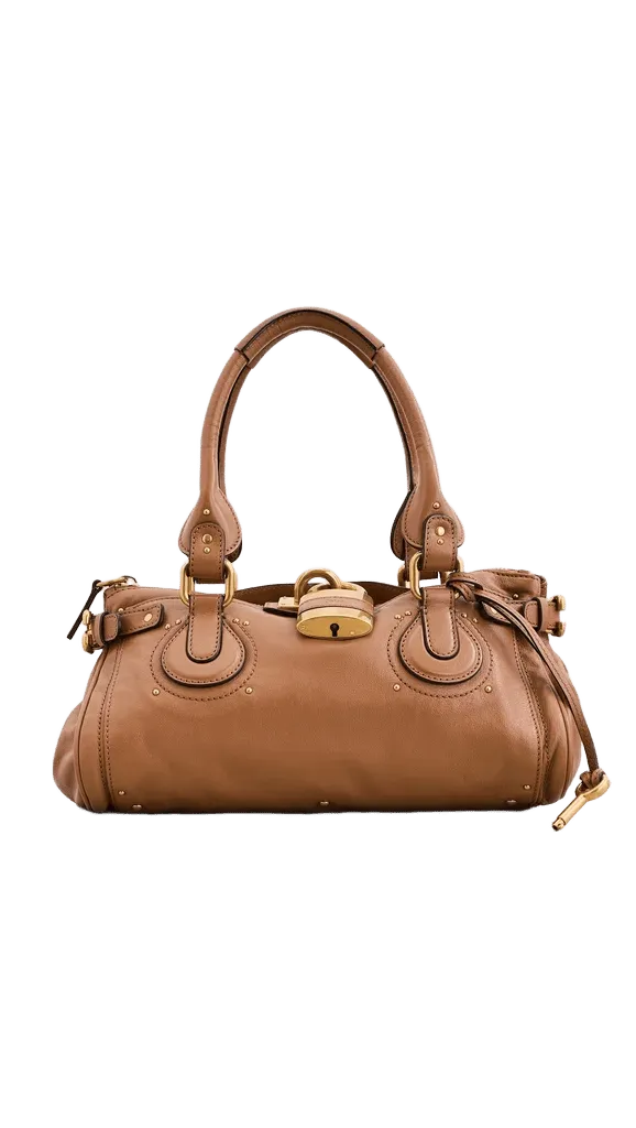 Chloe Brown Leather Marcie Shoulder Bag