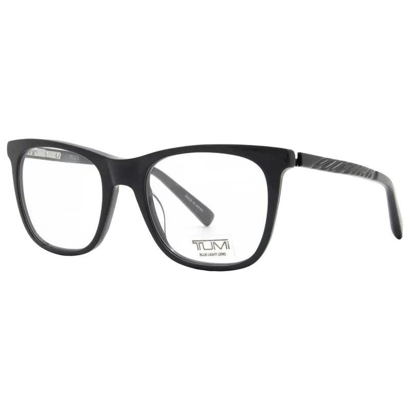 Tumi VTU525510700 Square-Frame Eyeglasses — Black