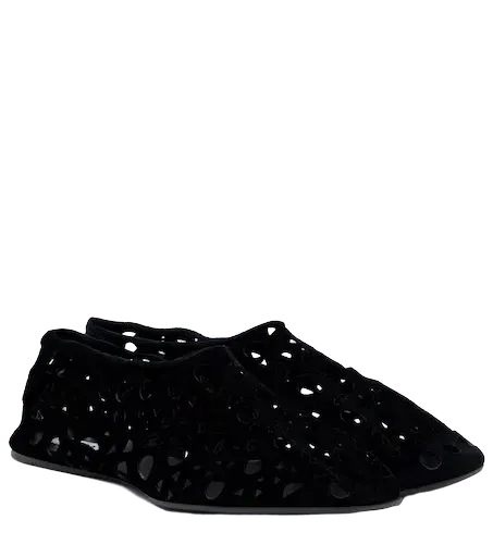 Vienne suede ballet flats