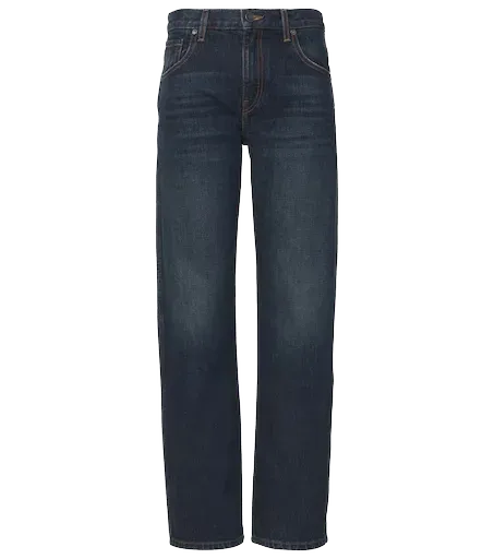 Kerrie mid-rise wide-leg jeans
