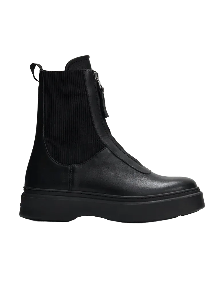 Corian Zip Front Ankle Nappa Boot