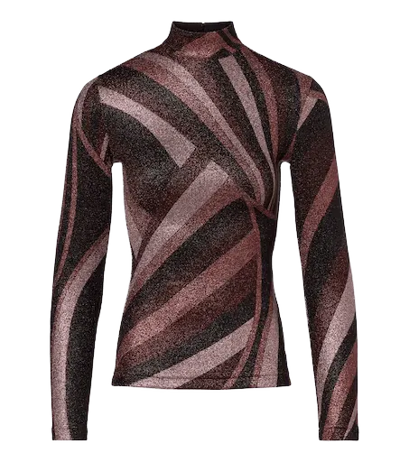 Iride Lurex jersey top